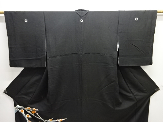 大正ロマン 娘に枝梅模様留袖(比翼付き)